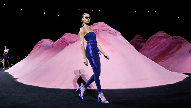 I love this look! On supermodel Joan Smalls. On me? PROB NOT.